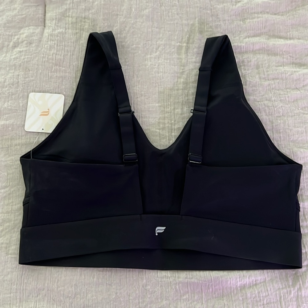 NWT Fabletics Black All Day Every Day Sports Bra XL - Picture 3 of 4